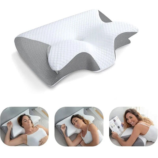 Premium Cervical Relief Pillow - Neck Support & Sleep Comfort