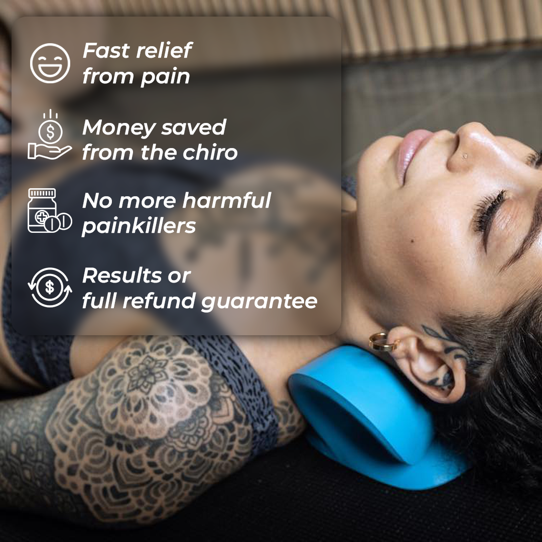 Premium Cervical Traction Device - Neck Pain Relief System