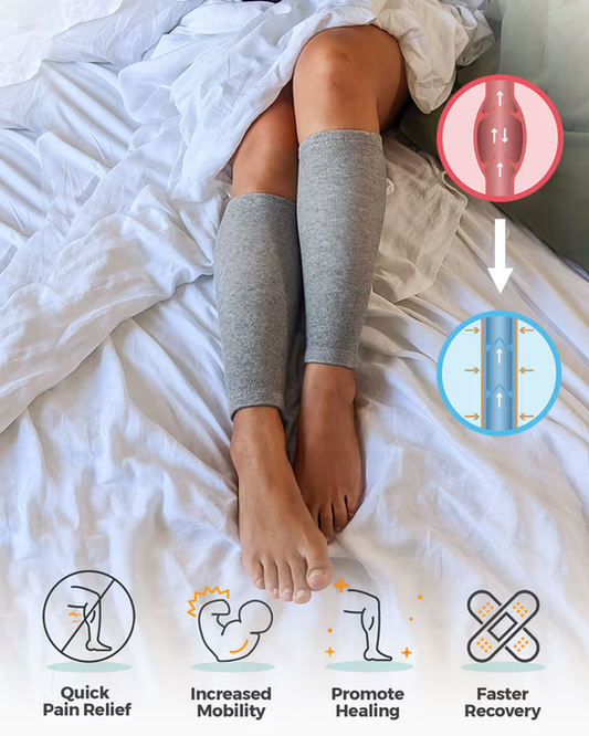 Premium Bamboo Calf Sleeves - Circulation Support