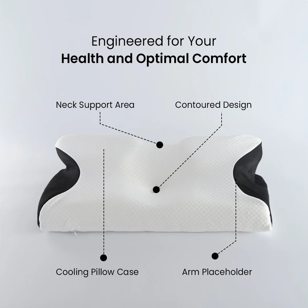Premium Cervical Relief Pillow - Neck Support & Sleep Comfort