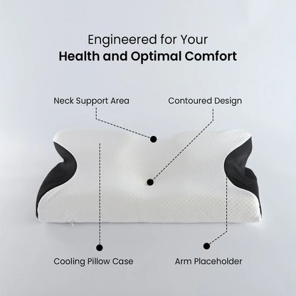 Premium Cervical Relief Pillow - Neck Support & Sleep Comfort