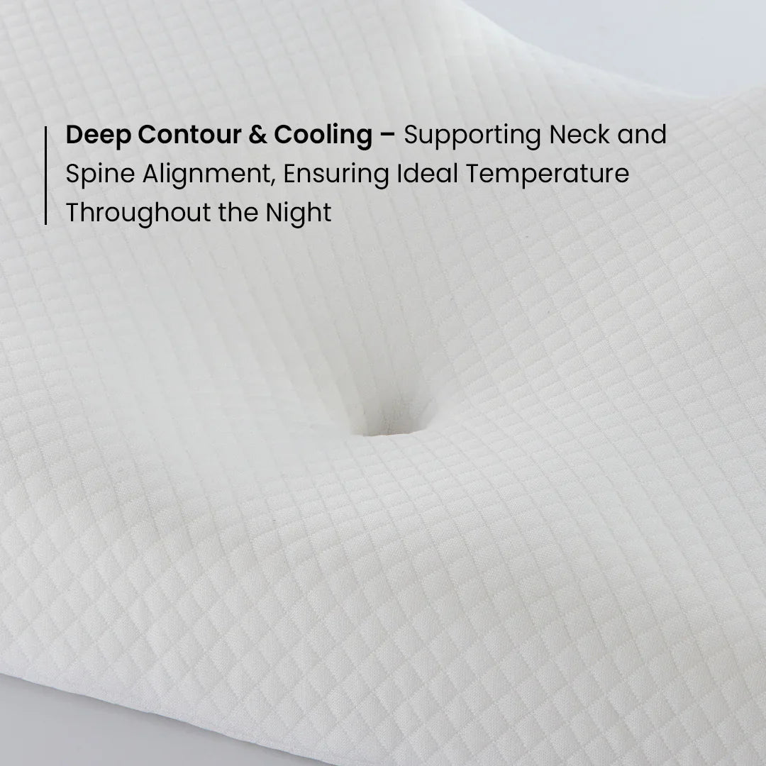 Premium Cervical Relief Pillow - Neck Support & Sleep Comfort