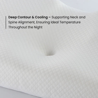 Premium Cervical Relief Pillow - Neck Support & Sleep Comfort